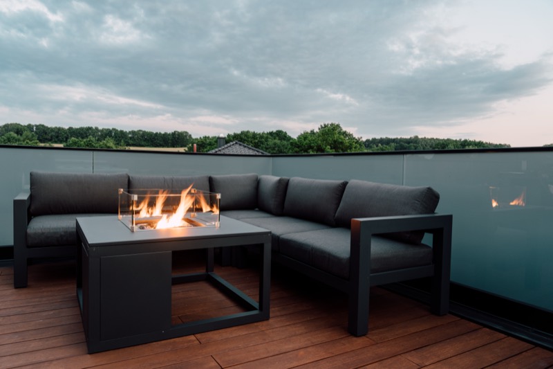 Terrasse und Garten, Einfamilienhaus in Flammersfeld